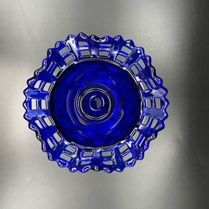 Vintage Glass Candle Holder